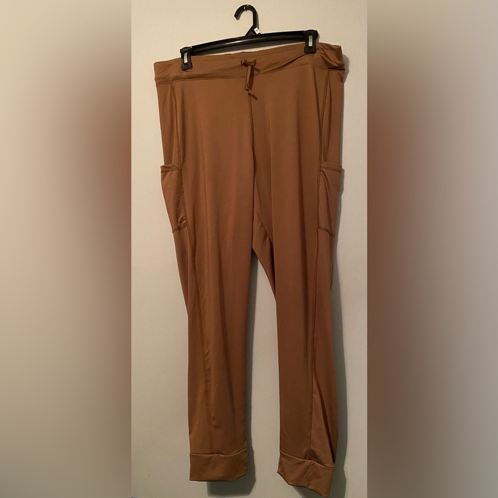 Take A Walk| Loose Pocket Casual Sweatpants Brown